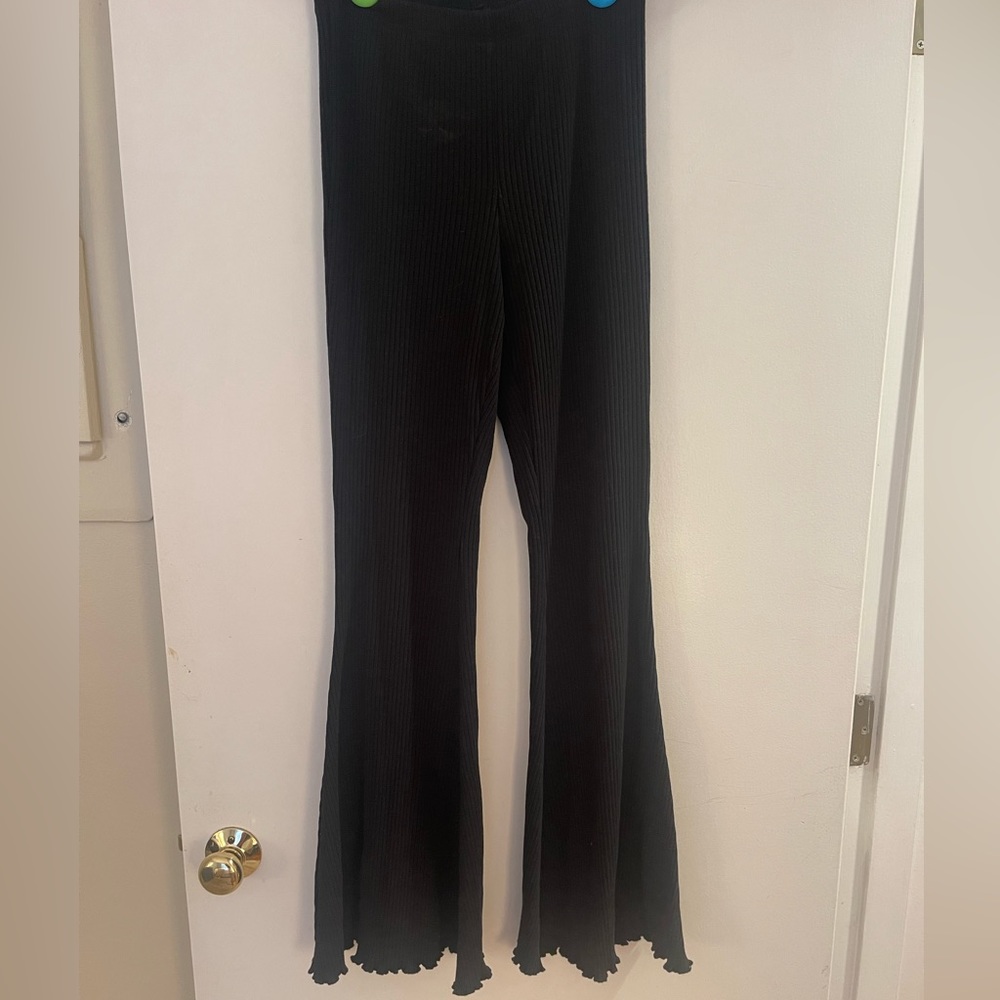 Aerie Ribbed Flare Pants